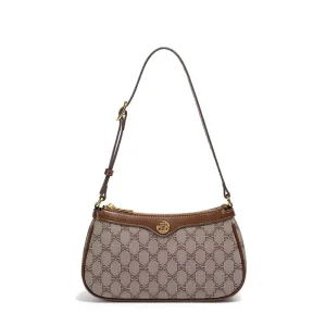 Premier Trend Setting Single Shoulder Crossbody Bag Hundred’s Retrouter Underarm Bag with Zipper Closure Polyester Lining Spring