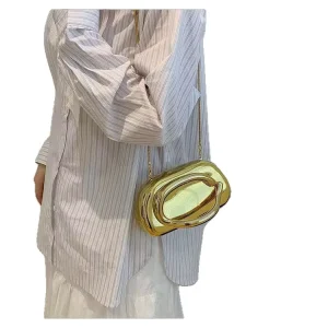 Premium feel Fashionable Niche Acrylic New Evening Clutch Bag Shiny Crossbody Shoulder Bag Stylish Handheld Clutch Customisable