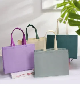 Promotional Custom Printed Non Woven Bag Recyclable Polypropylene Tote Bag for Shopping and Gifts