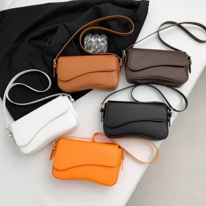 Pure Color Purses and Handbags Fashion Casual Women’s Shoulder Bags Flap Messenger Shoulder Bag