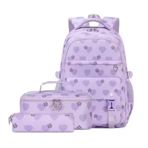 Quality Student Backpack Bag Set Trendy Waterproof Lightweight Bags for Girls Student Backpacks Bags Set