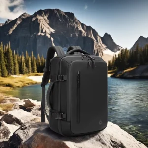 RZTX Large Capacity Multi Functional Business Backpack Wet Dry Separation Oxford Cloth Vacuum Storage Waterproof Access