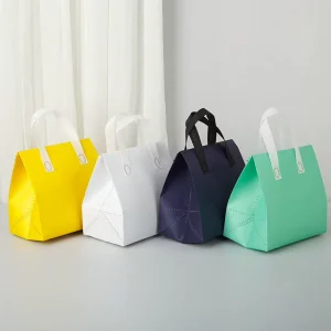 Recyclable Biodegradable Non woven Insulation Bag Custom Printed Logo Customized Style Color for Food Delivery Chocolate