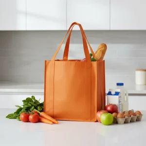 Recyclable Biodegradable Polypropylene Non Woven Tote Bags Custom Logo Digital Printing for Industrial Supermarket