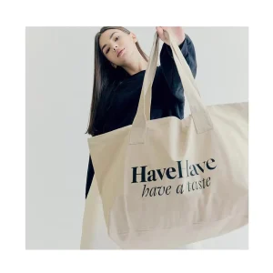 Recycle Grocery Tote Bag Plain Personalized Reusable Cotton Canvas Shopping Bag With Custom Printed Logo