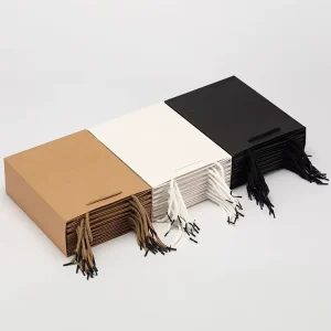 Recycled Kraft Gift Brown Paper Shopping Bag with Twisted Handle with Your Own logo