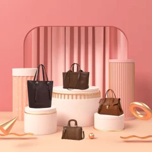 Retro Leather Tote Bag for Women Large Capacity Travel Fashion Briefcase Top Portable Handbags Ladys Bags Ladies