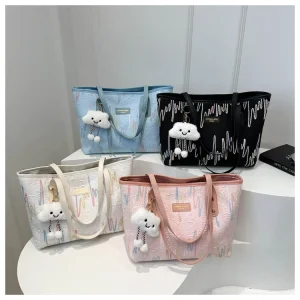 Retro Luxury New Fashion Large Capacity Handbags Young Lady Luxury Hand Bags Ladies Design Purses for Women Tote Bags