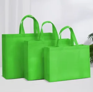 Reusable Biodegradable Non Woven Shopping Tote Bags Promotional Clothing Bags Recyclable Customizable for Fur Use
