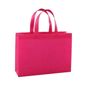 Reusable Durable Sturdy Non Woven Biodegradable Recyclable Tote Shopping Bags Custom Logo Packaging Groceries Retail Products