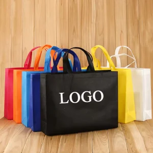 Reusable Eco Recyclable Nonwoven Tote Bags Rpet Non woven Bag with Custom logo Non Woven Shopping Bag