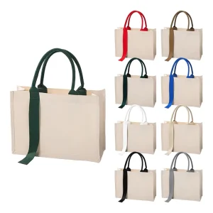 Reusable Heavy Duty Cotton Tote Bags Heavy Cotton Bag for Daily Use Shopping and Eco Friendly Cotton Canvas Tote Bag