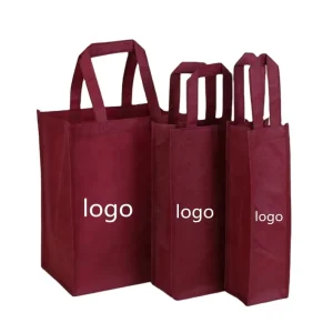 Reusable Laminated Waterproof Breathable Shopping Tote Bag Eco Friendly Non Woven Fabric Printed Logo Pattern for 1 4