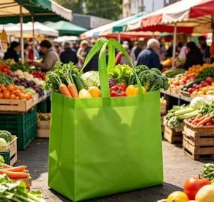 Reusable Non-Woven Fabric Shopping Tote Bag Grocery Nonwoven for Promotional Clothing for Gift Use
