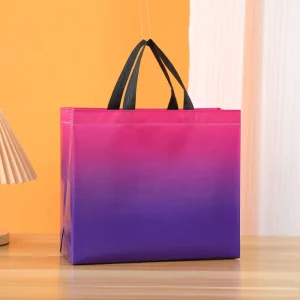 Reusable Packaging Polypropylene Laminated Non Woven Shopping Tote Rpet Pp Strong Bag With Custom Logo MOQ 100pcs