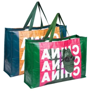 Reusable Polypropylene Packaging Laminated OEM Non Woven Bag Shopping Tote RPET Bag