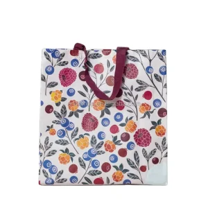 Reusable Recyclable Non-Woven Lightweight Eco-Friendly Tote Bag with Drawstring Closure for Baby Food Bread Sugar Gift Packaging
