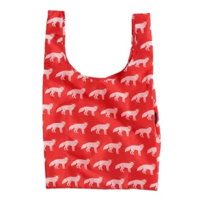 Reusable Tote Custom Print Nylon Eco Friendly Plain Initial Foldable Shopping Bag With Pouch