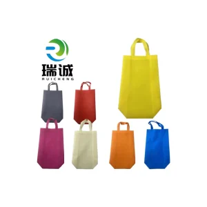 Ruicheng Custom Biodegradable Non Woven Spunbond Tote Bag Reusable Shopping Bag for Exhibition Use