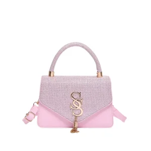 SH0029 All Match Women’s Lady Small Square Crossbody Messenger Purses Fashionable PU Material Lock Waterproof