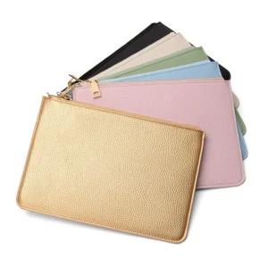 Saffiano PU Leather Clutch Bag for Women Large Capacity Cosmetic Evening Bag Wedding Bride Party Clutch Purse