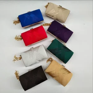 Satin Clutch Bag Women Cute Handbag Stadium Approved Crossbody Evening Ladies Purse Bags Prom Evening Clutches