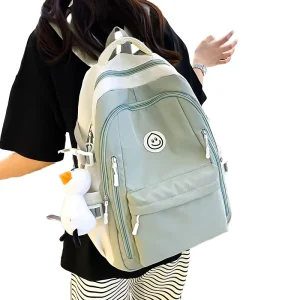 School Large Capacity Oxford Fashion Backpack Middle School Student Laptop Bag Unisex Double Shoulder Bag