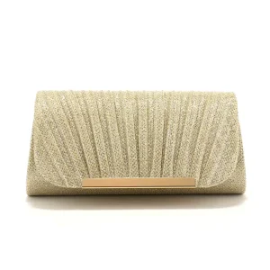 Sequin embellished Crinkled European American Retro Evening Bag Women Nightclub Clutch Three dimensional Metal decorated