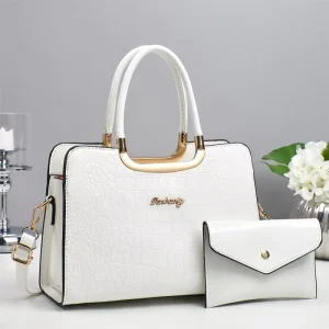 Set Tote Bags for Ladies PU Leather Handbags Shoulder Crossbody Bags Factory Handbag for Woman