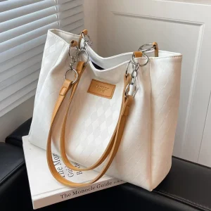 Simple Fashion Women’s Tote Bag Shoulder Bag for Women Women’s Business and Travel Handbag Large Capacity Tote Bag