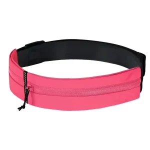 Slim Lightweight Zipper Pockets Waterproof Nylon Stretchable Cooling Fabric Sports Bum Bag Phone Holder Running Belt Waist Bag