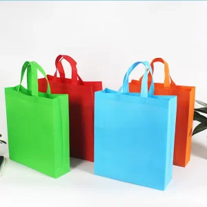 Small Batch Heat Bonding Non-Woven Custom Shopping Tote Bag Screen Printed Logo Eco Friendly Packaging Business Hand DX-62 Model