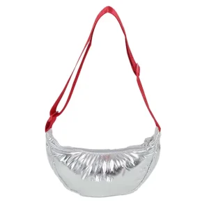 Small Crescent Half Moon Shaped Sling Crossbody Bag with Adjustable Strap for Women Men Trendy Shoulder Hobo Bag