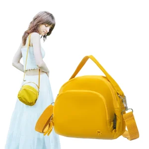 Small Oxford Waterproof Purse Fashion Women’s Multi-compartment Shoulder Crossbody Bags New Bag Yellow