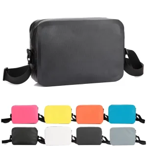 Small PVC Tarpaulin Waterproof Item Storage Bag Women Man Messenger Shoulder Bag