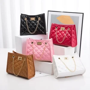Small Square Chain Women Handbags PU Quilted Bags Online Messenger Purses Trendy Underarm Women Handbags