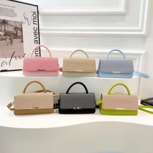 Small Square Handbags New Crossbody Purse Top Handle Shoulder Bags Satchel Bags for Women