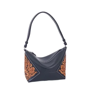 Snail Brand Summer Women’s Genuine Leather Anti Theft Handmade Flower Pattern Shoulder Bag