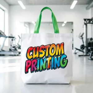 Sneaker Packaging Tote Bag Non Woven Shopping Bag 40x36x17cm Bottom and Side Gusset Custom Logo Printed