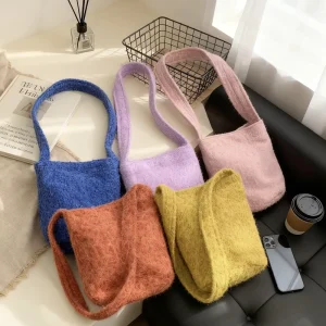 Soft Fur Large Capacity Autumn and Winter New Fashionable Women’s Handbag