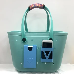 Soft Silicone Phone Holder Charm Rubber Beach Bag Accessories Charms Compatible With Beach Bags
