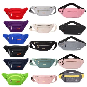 Sports Everywhere Custom Logo Waterproof Polyester Running Gym Fanny Pack Waist Bags Chest Belt Bag for Men Women