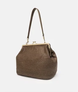 Spot Straw Woven Bag Large Capacity Seaside Vacation Shell Beach Crossbody Bag Single Open Casual Shoulder Hand Messenger Bag