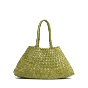 Spring Summer Hand Woven Vegetable Basket Bag Large Capacity Handbag Fashion Multi functional Strap Shoulder Bag
