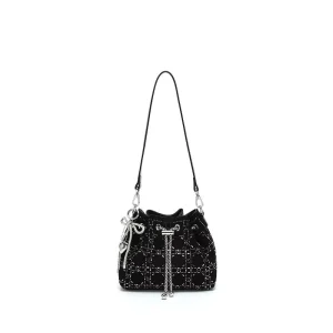 Spring Summer New Product Package Women’s Fashion Drawstring Bucket Joker Advanced Chain Messenger Bag One Shoulder