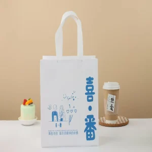 Standard Non Woven Tote Bag Custom Logo & Color Durable Reusable Shopping Bag