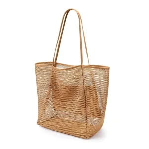 Stb Bag 026 Fashion Hot selling Mesh Beach Handbag Shopping Net Bag Summer Oversized Capacity Mesh Beach Bag