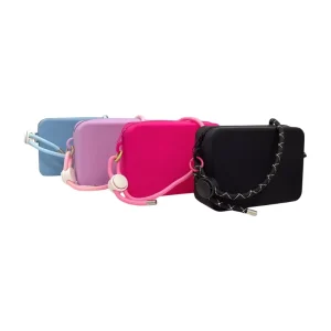 Stock New Unisex Mini Silicone Coin Handbag Waterproof Dustproof Zipper Women Clutch Bag