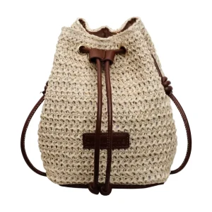 Straw Bag Spring Summer Korean Style Fashion Casual Shoulder Crossbody Bag Tote Beach Bag