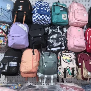 Student Backpacks Stock Casual Backpacks Boys Girls Travel Bags Mix Design Backpacks